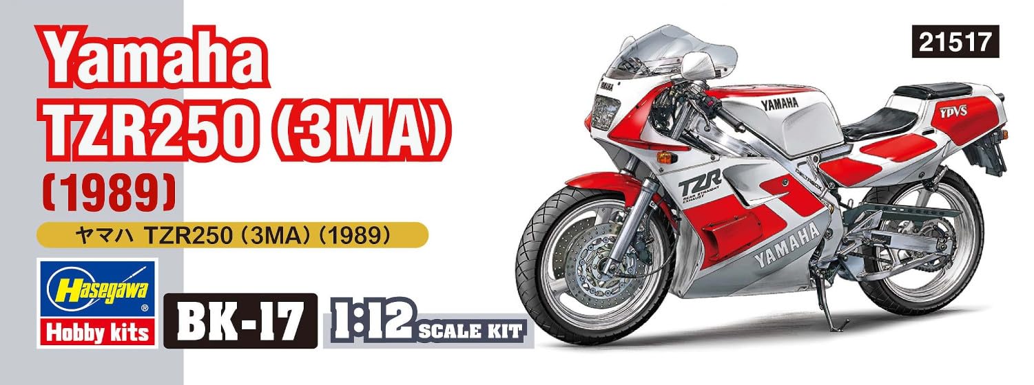 Hasegawa 621517-1/12 Yamaha Tzr250 - Maßstab 1:12