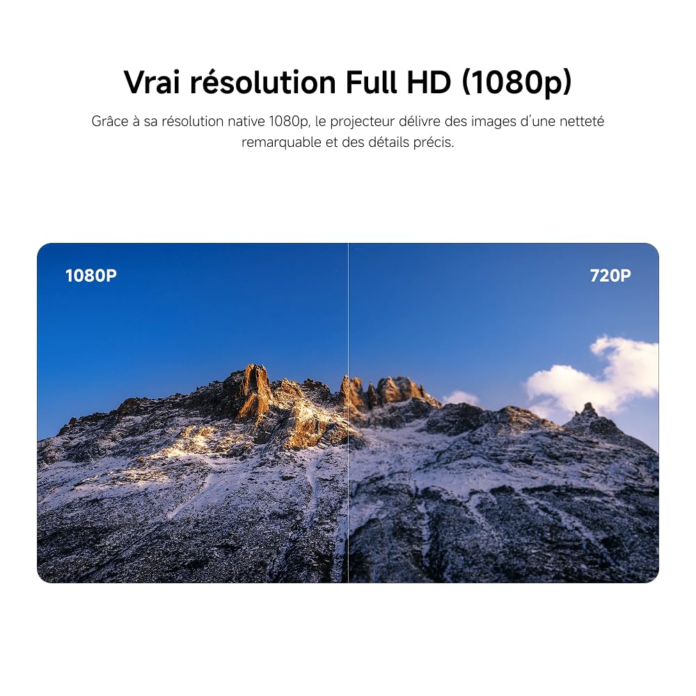 Xiaomi Vidéoprojecteur Portable Intelligent L1 | Full HD 1080p avec Netflix & Google TV Officiels | HDR10/HLG | AutoFocus & Correction Keystone Auto | Dolby Audio & WiFi 5G