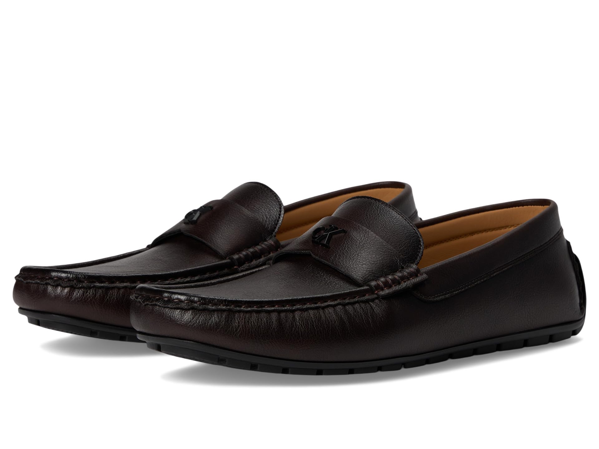 

                                                    Calvin Klein Mens Follman Dark Brown 11 Medium
