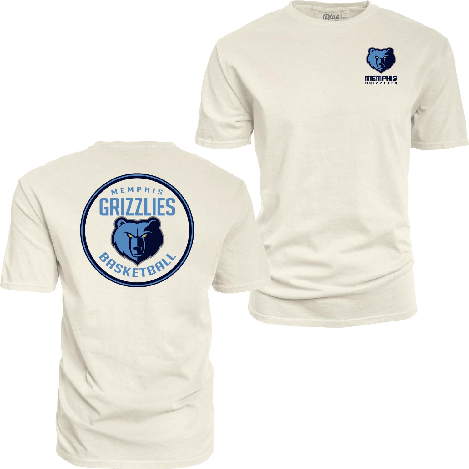Blue 84 NBA Officially Licensed T-Shirt Ringspun Front/Back Ivory