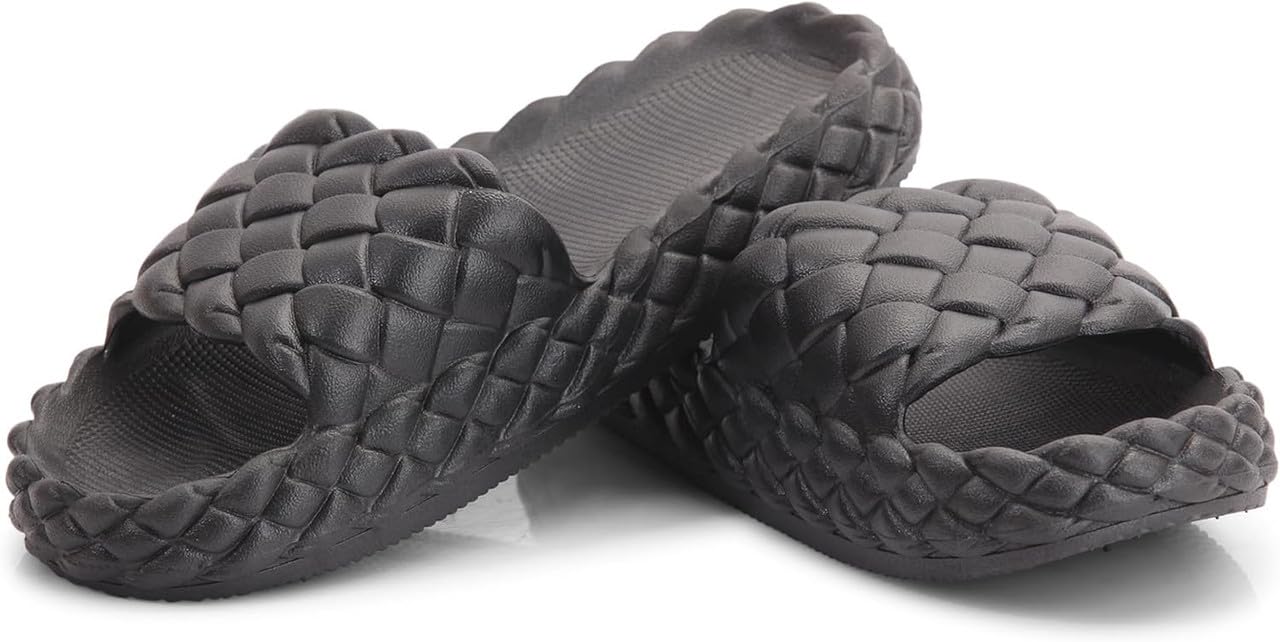 TopiBaaz Slipper for Women and Girls Flip Flops Summer Anti Skid Soft Pvc Sole Slide Home Indoor Slippers for Bedroom chappal (Black,4) (B0D6BB7MRH) Amazon Price History, Amazon Price Tracker
