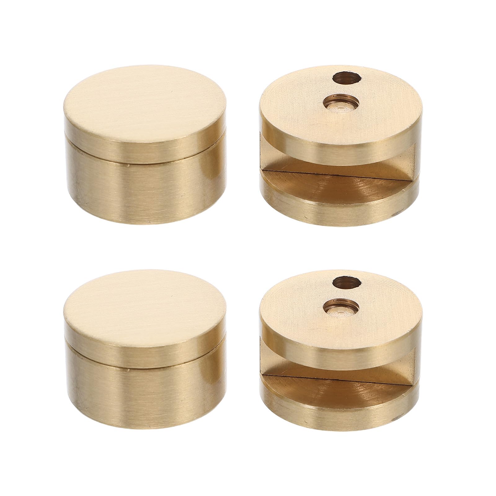 Amazon.co.jp: DECOMELODY 真鍮製ミラーホルダークリップ4PCS 厚さ5