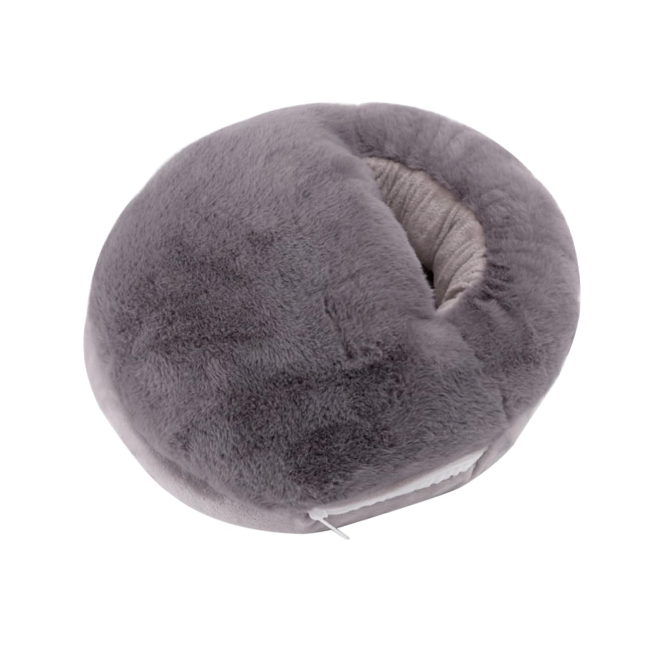 Homoyoyo 1Pc USB Heating Slippers Electric Foot Warmer for Instant Heat Comfortable Foot Warm Pad for Cold Winter Days Grey Color for Home and Office Use