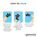 GoChamps Premium Fingerless Multi-Sports Gloves with Wrist Support, Anti-Slip Grip, Breathable, Lightweight, Useful for Gym, Cycling, Trekking & Weightlifting, Large (20.3-22.8 cm, 1 Pair) gallery image