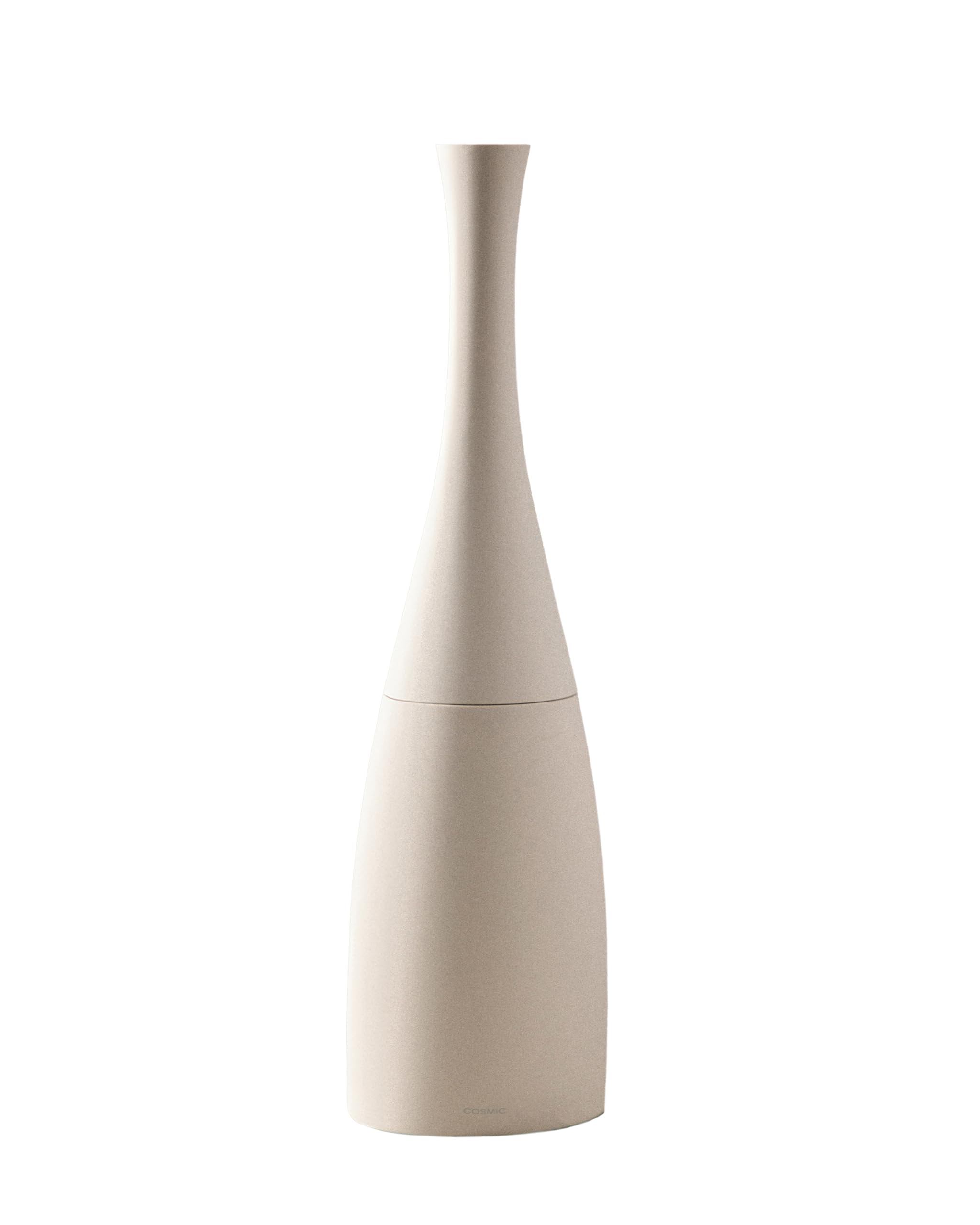 COSMIC Saku Minimalist Nordic Style Toilet Brush Made of Plastic and Resin. Floor Toilet Brush Holder in White Color