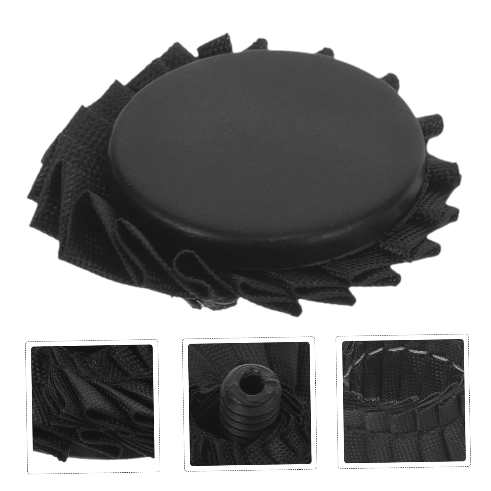GALPADA accesorios para paraguas protector de punta de paraguas accesorios para sombrillas cubierta de la punta del cubierta superior del el plastico Black