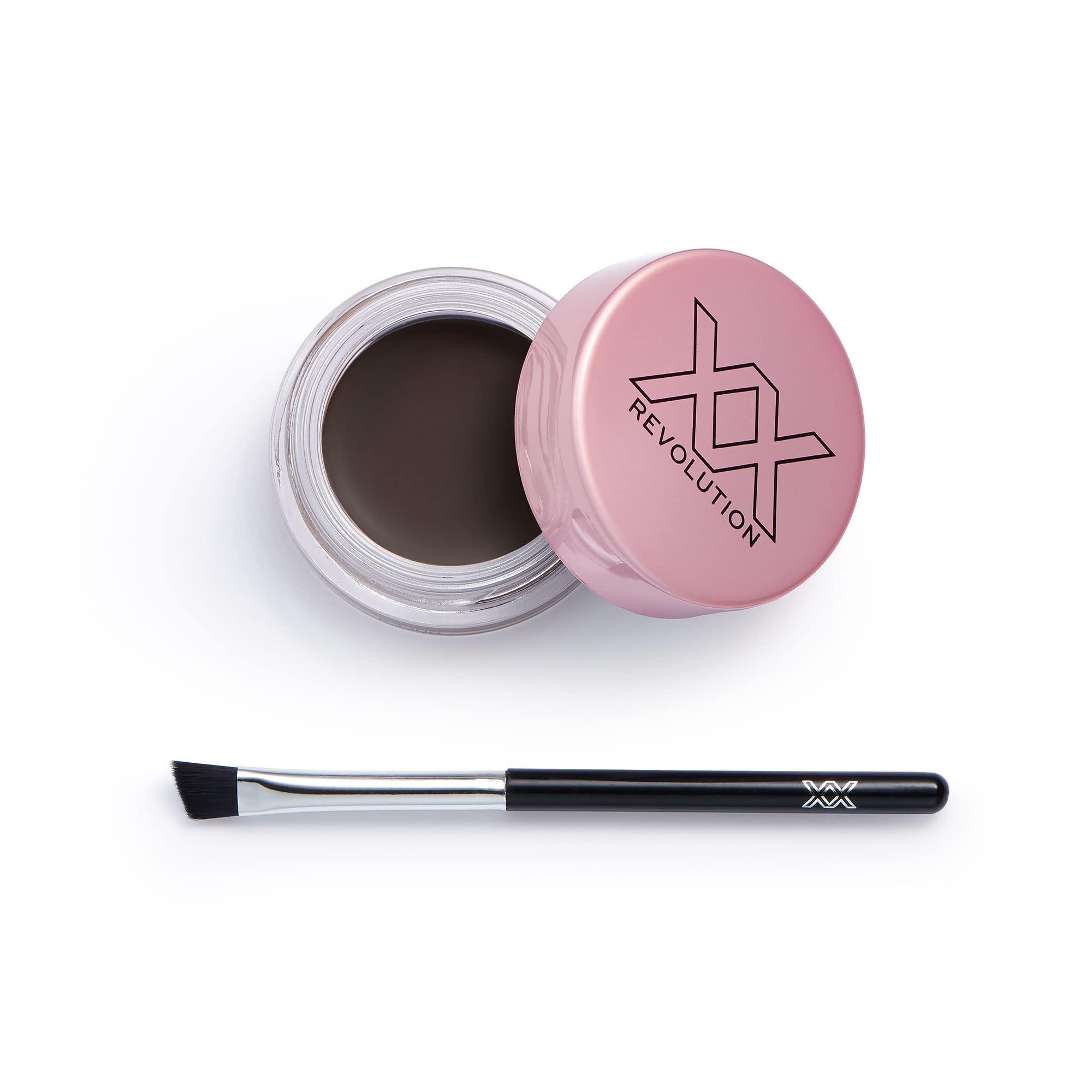 Revolution Beauty London XX, Fleexx, Brow Pomade, Dark Brown, 2.5 g