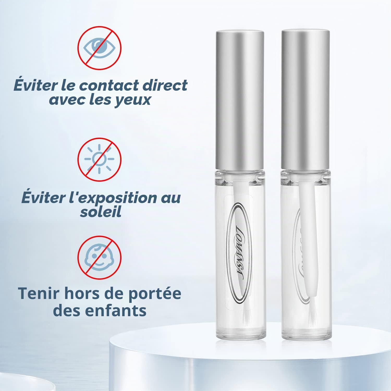 Colle Rehaussement Cils, Lash Lift Colle, Forte Tenue Collante - Convient pour le Salon ou le Bricolage (5 pièces)