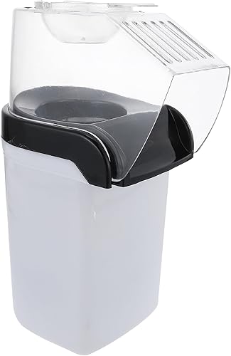 Máquina automática de palomitas de maíz pequeña para uso doméstico, sin aceite, máquina de reventar de aire caliente, cubierta segura de grado