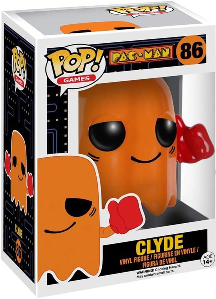 Funko POP Games: Pac-Man - Clyde Action Figure