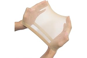 Brown 4Pcs Stretchy Nylon Wig Bald Caps for Women.