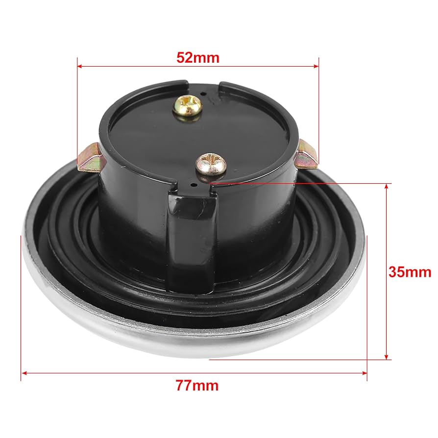 Amazon | uxcell オートバイ燃料タンクキャップ シルバー トーン