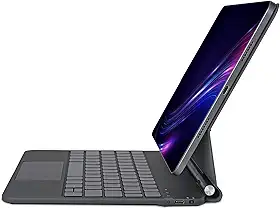 Mobee Capa com Teclado Mágico para iPad Air 11 polegadas (M3/M2, 2025/2024), iPad Pro 11 (4ª/3ª/2ª/1ª Geração) e iPad Air 5ª/4ª, Capa Magnética com Teclado, Painel Multi-Touch, Retroiluminado