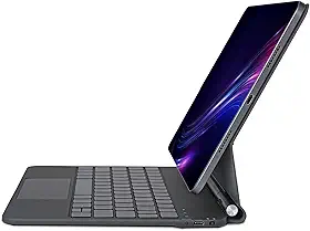 Mobee Capa com Teclado Mágico para iPad Air 11 polegadas (M3/M2, 2025/2024), iPad Pro 11 (4ª/3ª/2ª/1ª Geração) e iPad Air 5ª/4ª, Capa Magnética com Teclado, Painel Multi-Touch, Retroiluminado