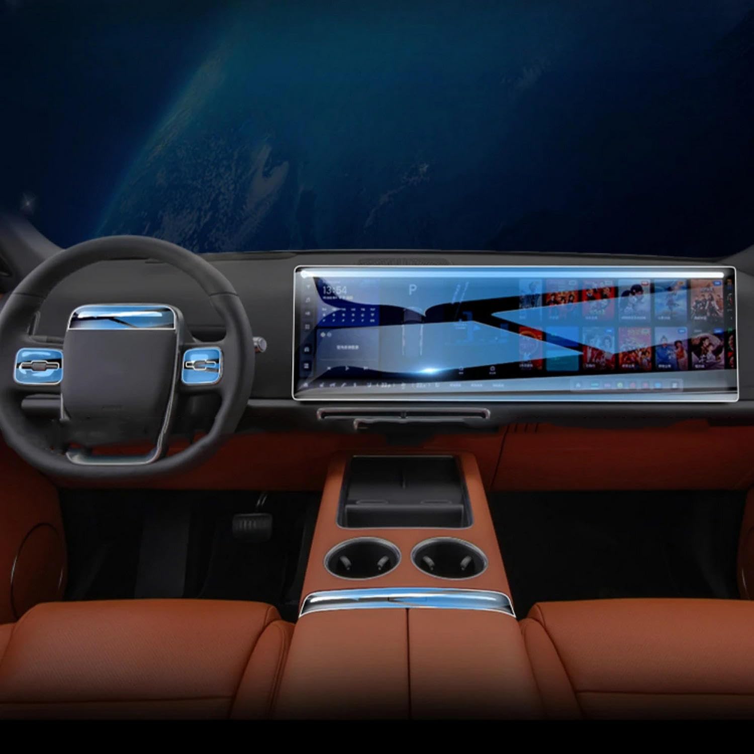 Film transparent TPU de protection haut de gamme pour console Li AUTO L7 L8 L9
