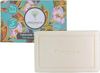 Orgânica Puro Vegetal Chá Branco e Gengibre Sabonete em Barra 90 G, Organica