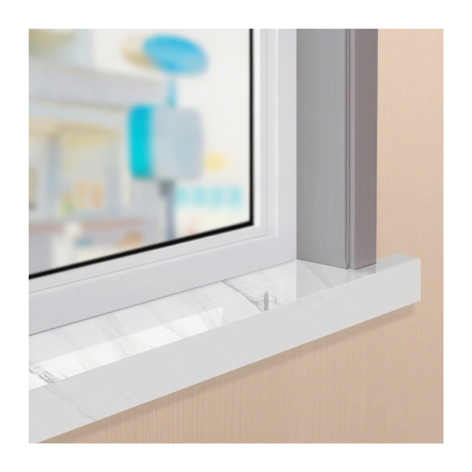 Davanzali Personalizzati Protezione, PVC Impermeabile Copri Davanzale, Ritagliabile Finestre Piastra di Ricambio per Bagno Cucina Balcone Casa Davanzale Finestra Ristrutturazione Decor