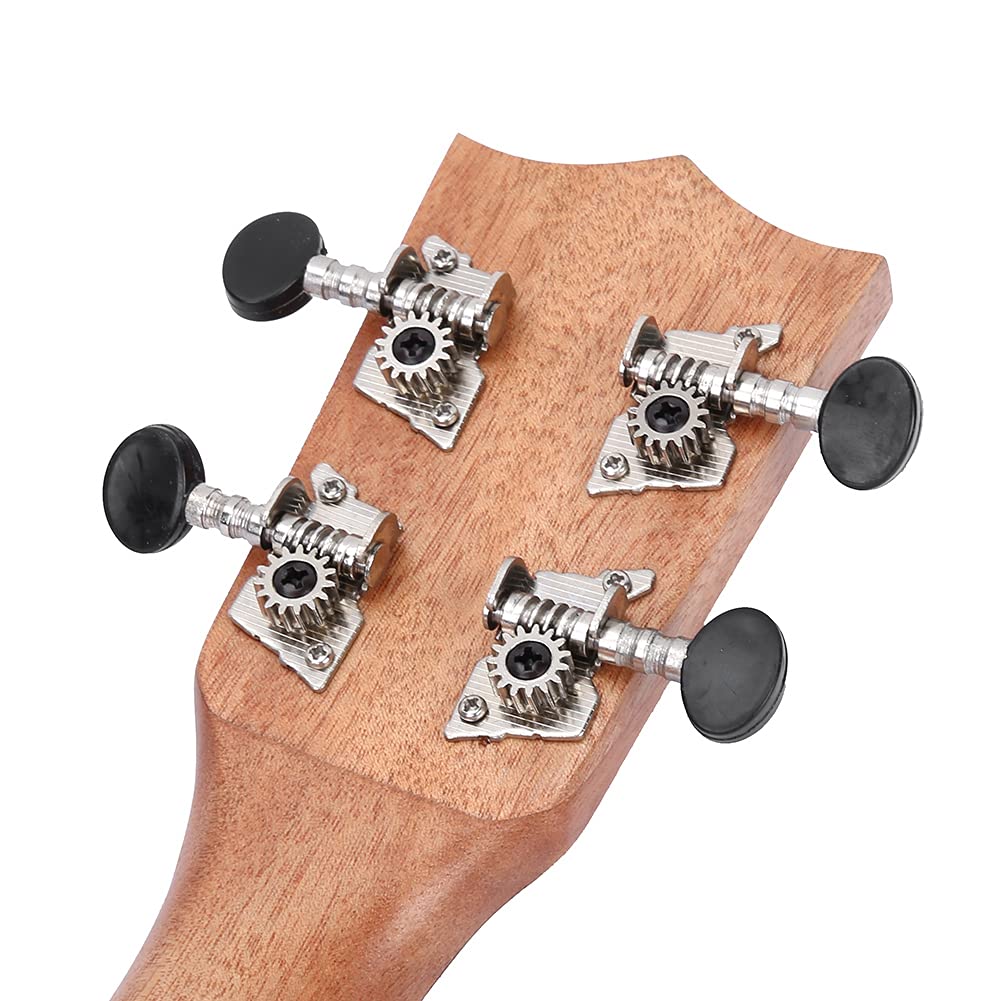 Ukulele Acustico da 21 Pollici, Set di Ukulele per Principianti Sapele con 1 Set di Corde e Capotasto, Strumento Musicale per Chitarra Hawaii a 4 Corde per Adulti Adolescenti(Girasole)