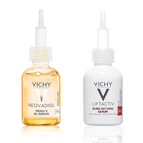 Vichy Suero de neovadiol para peri y posmenopausia, suero antienvejecimiento para reducir arrugas y manchas oscuras, probado por dermatólogos