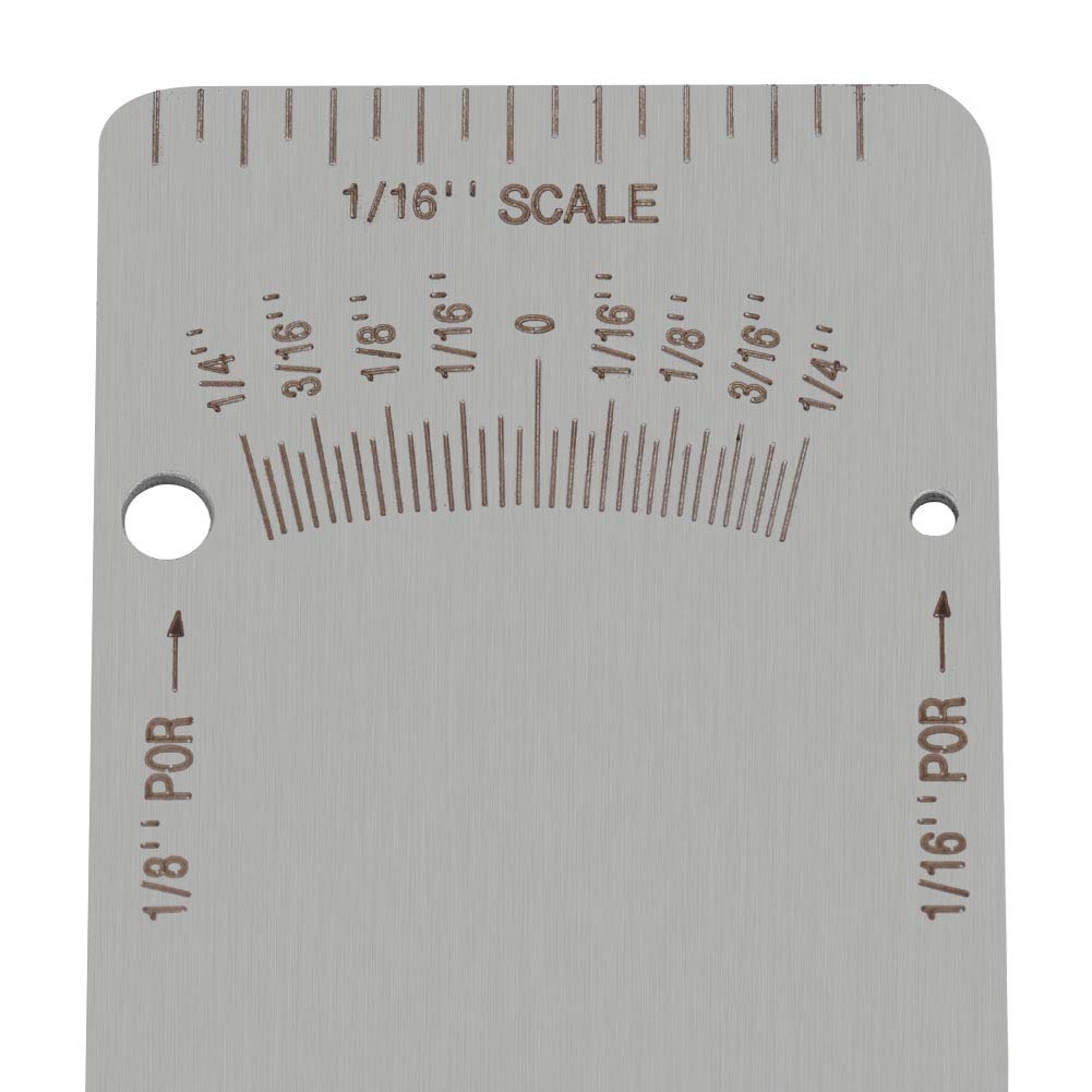 Weld Undercut Gage Singolo Calibro di Saldatura V Wac Gage per l'ispezione della Saldatura
