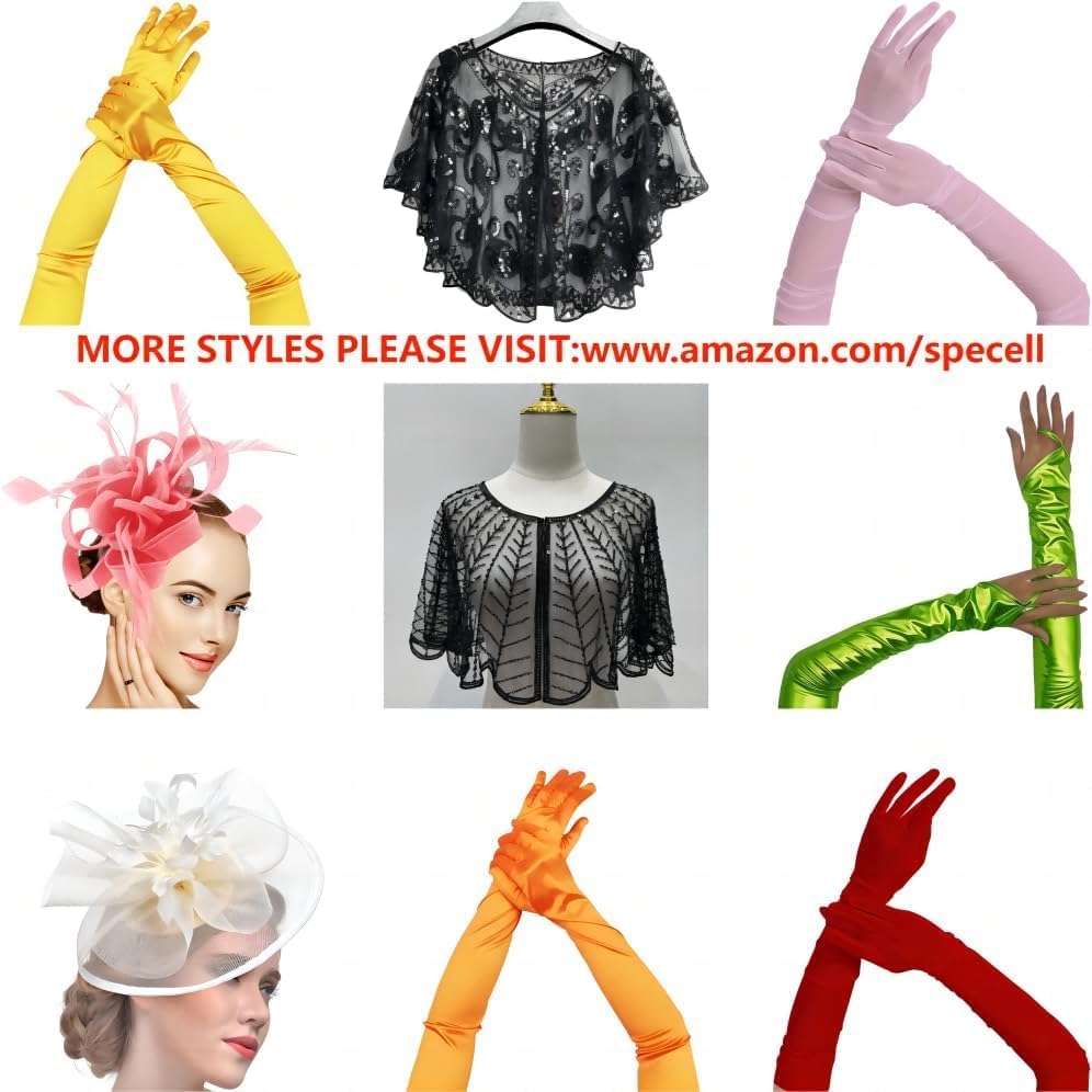 Handmade Fascinator Feather Hat on a Headband and a Clip 20s Pillbox Hat for Derby Horse Race Brunch Party Cocktail Headwear - Image 4