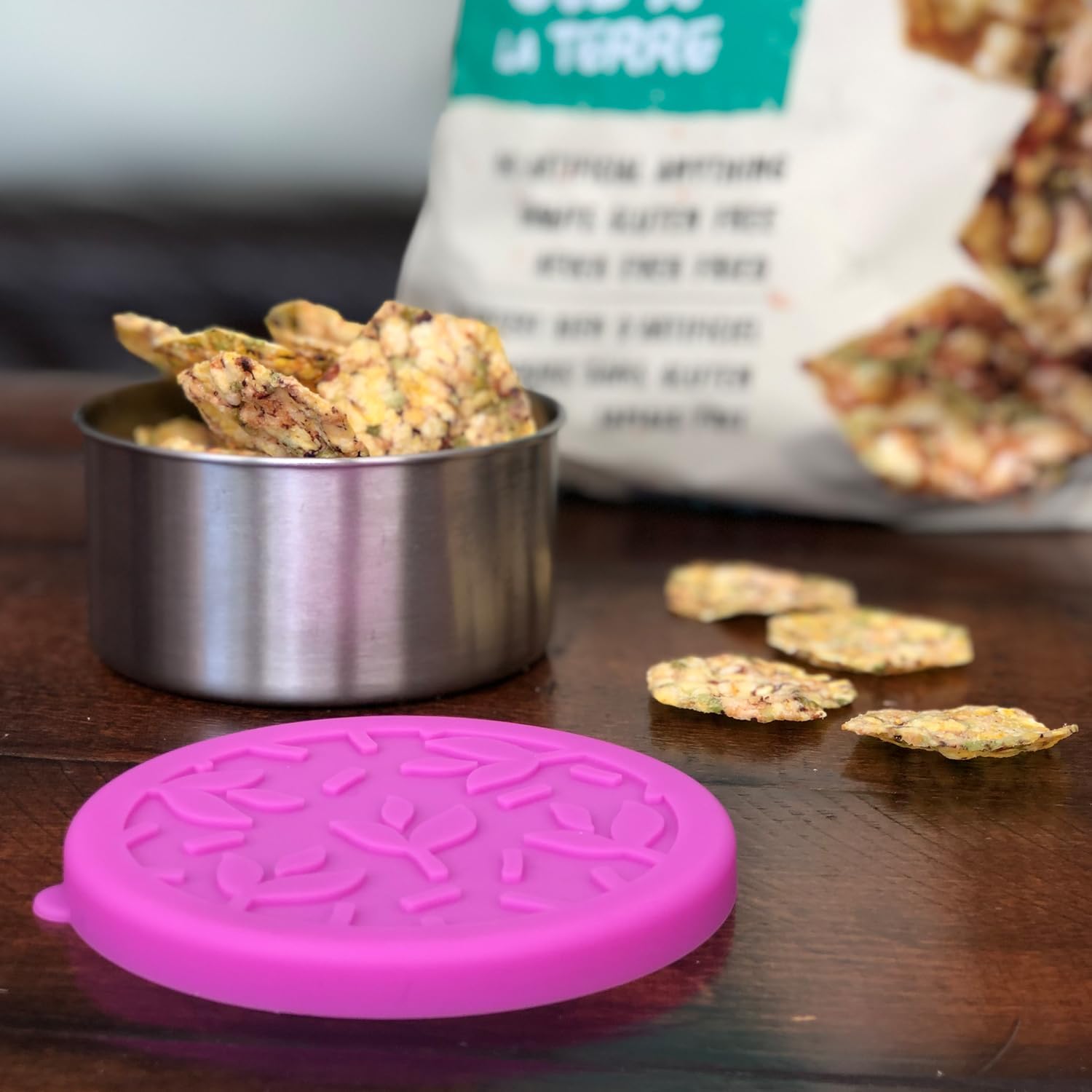 TAVVA 2 X 12 oz Containers with Lids - Leakproof w/Silicone Lids - BPA Free - Dishwasher & Freezer Safe - Portable & Reusable - Stainless Steel Snack Containers 12oz - Image 5