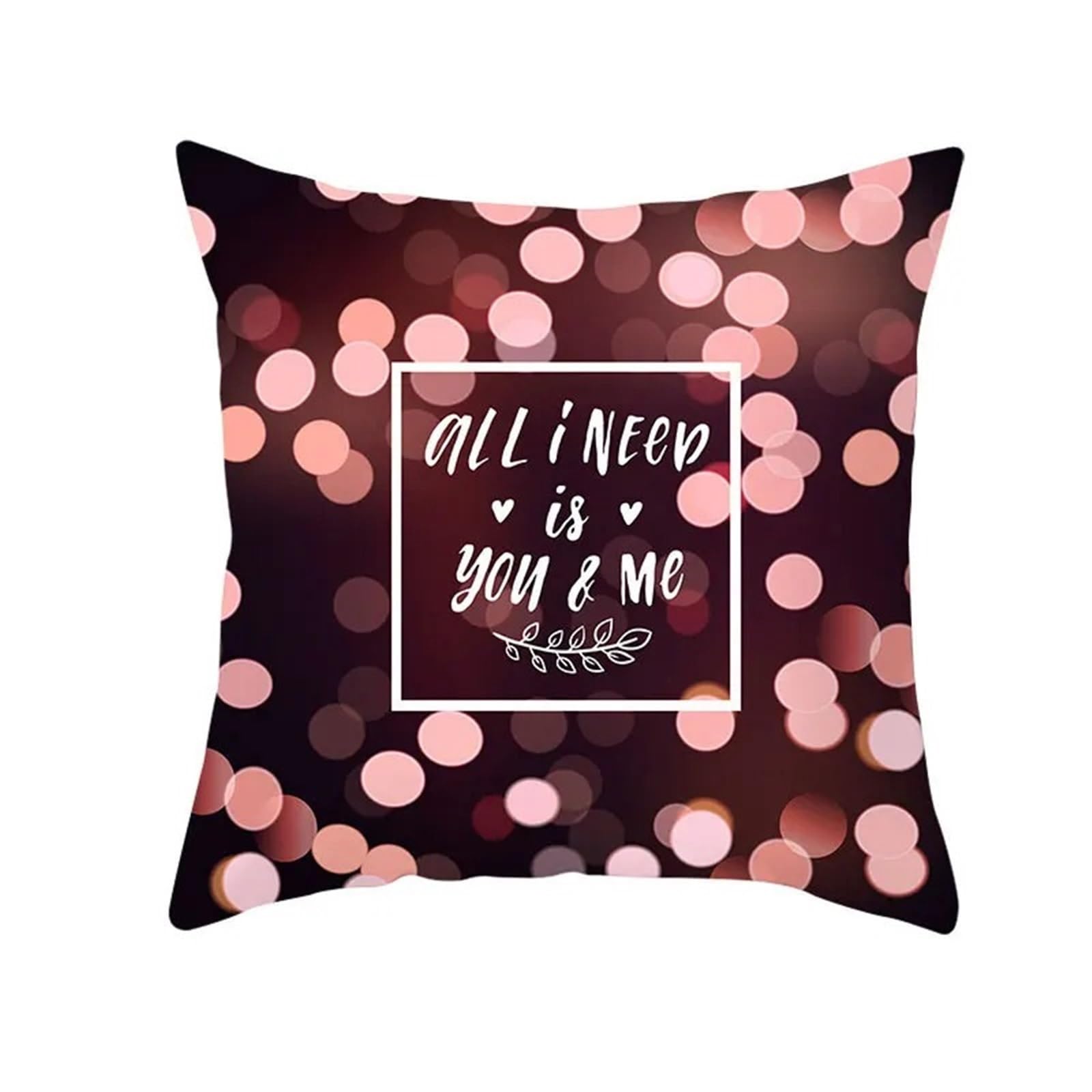 Taie d'oreiller pour couple, housse de coussin cadeau d'anniversaire unique