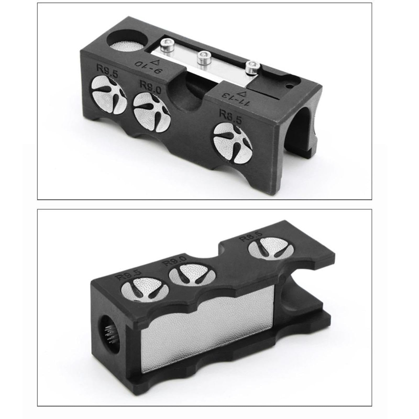 QSTDGVPW 10 in 1 Pool Cue Tip Maintenance Tool Compact for Polishing Shaping Accessories