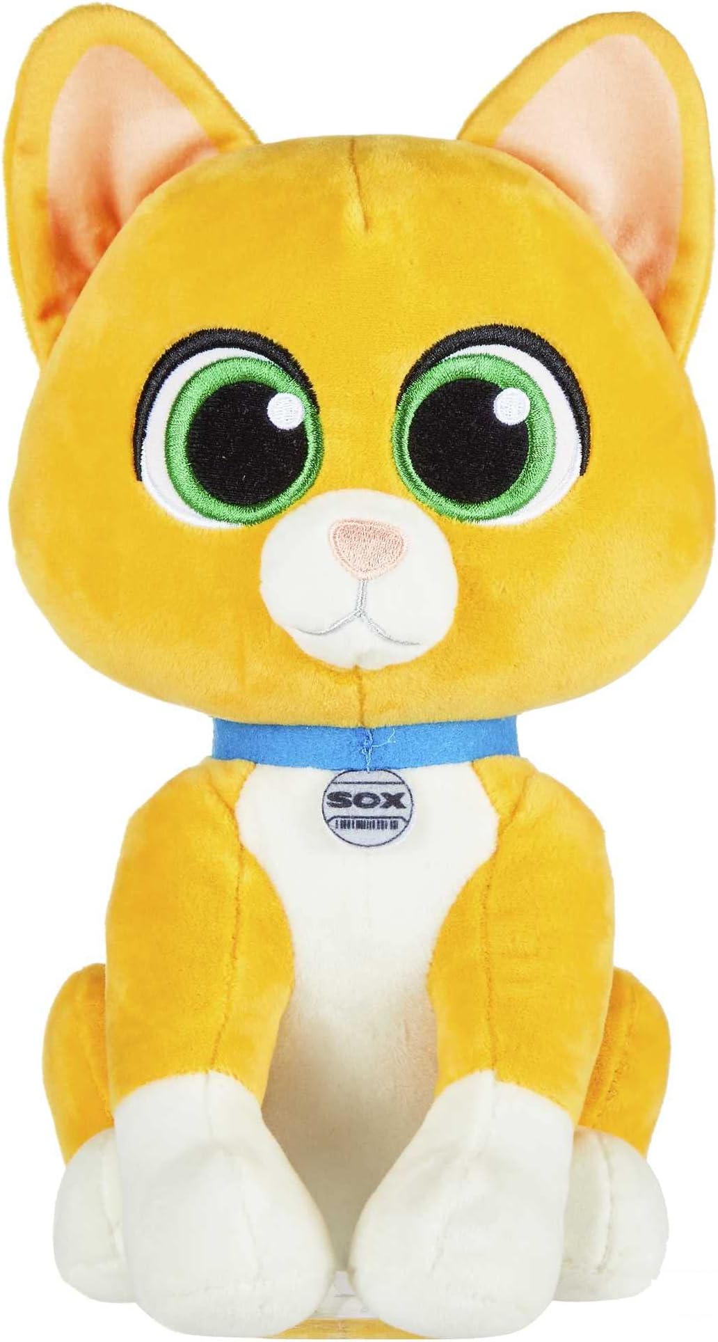 Mattel Disney and Pixar Lightyear Sox Plush Character Toy, Movie-Inspired Soft Doll for Play Time or Nap Time, Sound Feature in English, Ages 3 Years & Up, HHC69