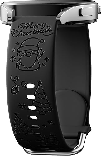 Miniatura 7 de Odbeai Correa de silicona suave con grabado floral compatible con Samsung Galaxy Watch 654 de 1.575 pulgadas, 1.732 pulgadas, Galaxy Watch 5 Pro de