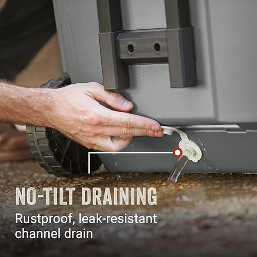 Miniatura 23 de Coleman Classic Series - Enfriador portátil aislado con ruedas, resistente a fugas, para exteriores, mantiene el hielo hasta 5 días, 100 cuartos