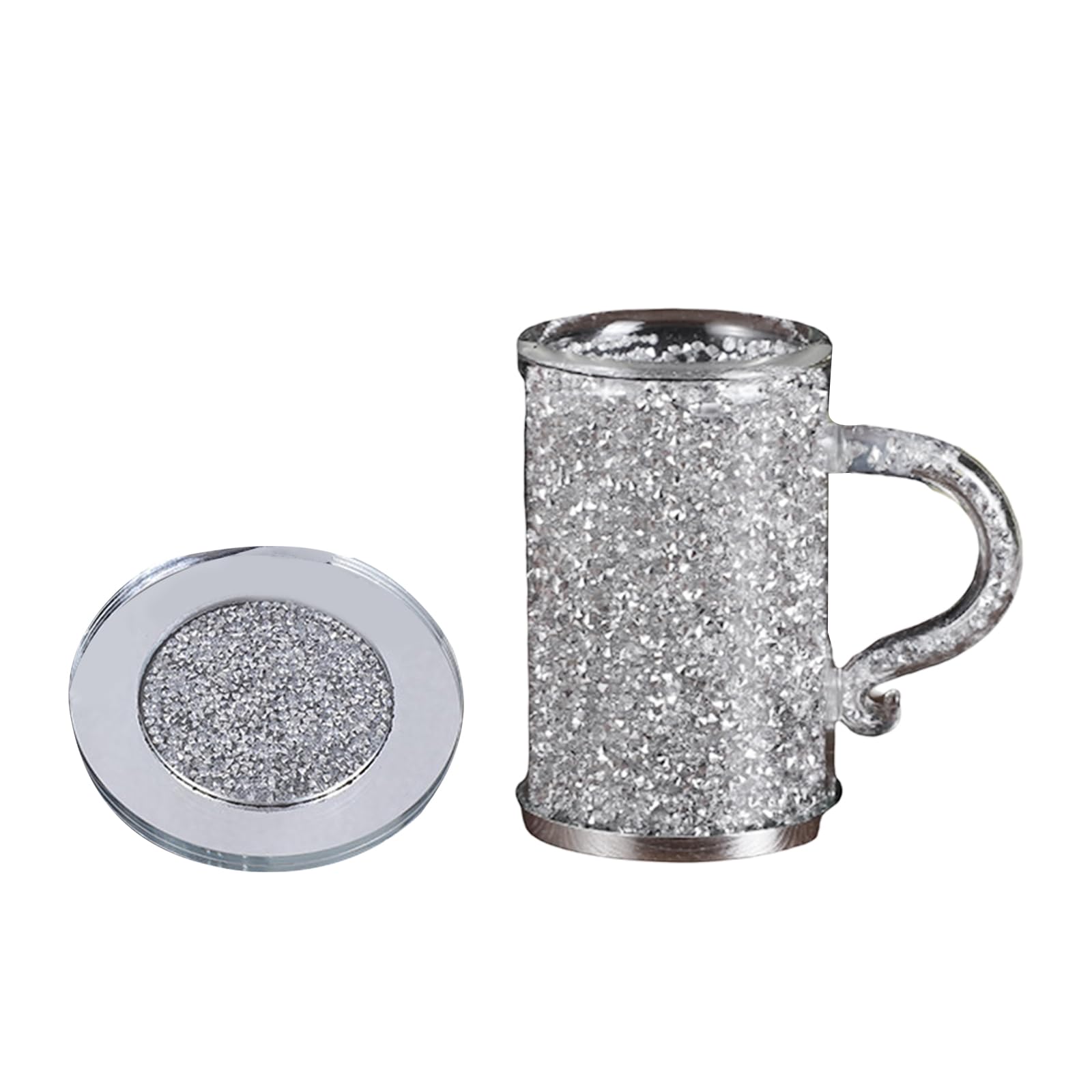 Doble Capa Aislamiento Calor Vaso Agua Taza de Café para Hogar Oficina Fiesta Cristal Taza de Café