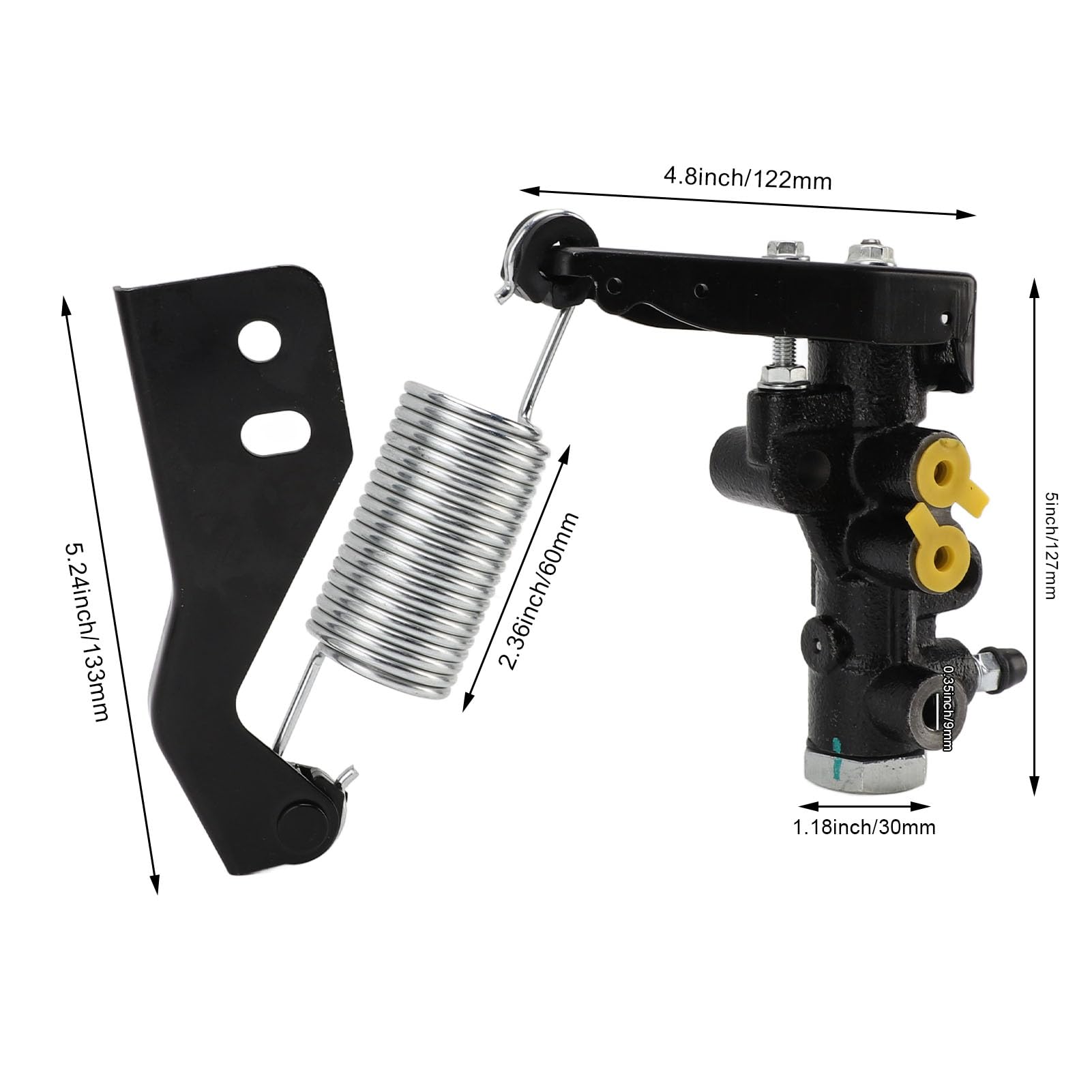 KUIDAMOS Valvola di Rilevamento del Carico del Freno OE 46400-56G04 Regolazione della Pressione Durevole per Pickup Hardbody 1994-1997, Sostituzione per D21 1993-1994, Materiale Metallico