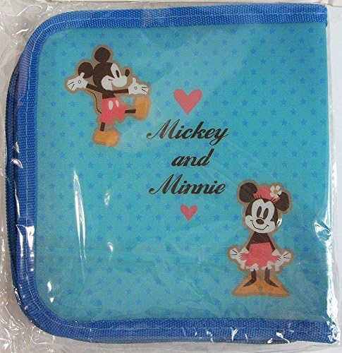 ディズニー ミッキー ミニー Cdケース ブルー Mickey Minnie 24枚収納 久野貿易商会 メディアケース 通販