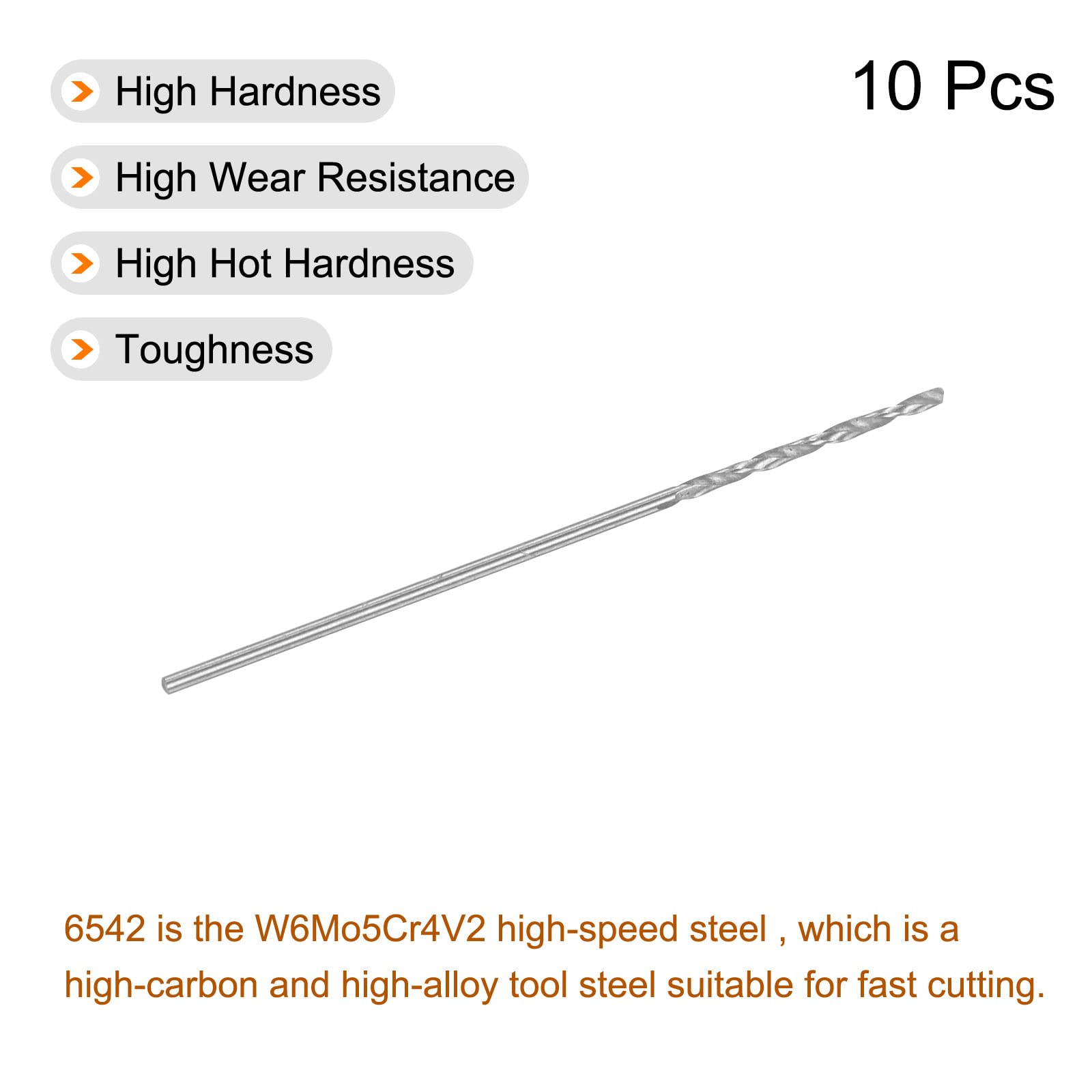 Microboorbit, 0,75 mm, boordiameter 30 mm, totale lengte 6542