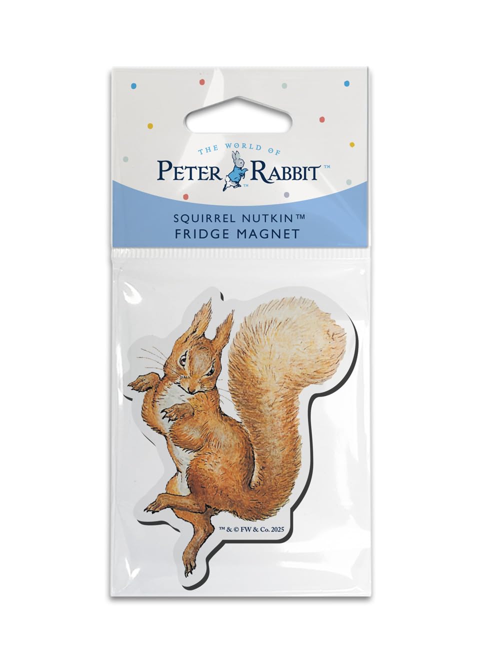 Beatrix Potter Peter Rabbit - Shaped Fridge Magnet (Squirrel Nutkin)