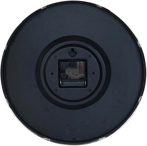 Miniatura 4 de Reloj de pared moderno de 12 pulgadas, movimiento de cuarzo negro y oro rosa, silencioso, sin tictac, funciona con pilas para el hogar, dormitorio,