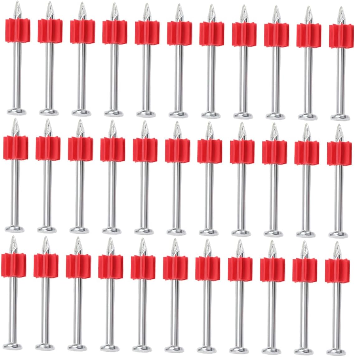 100pcs Long Masonry Wall Nails for Hanging Pictures Heavy Duty