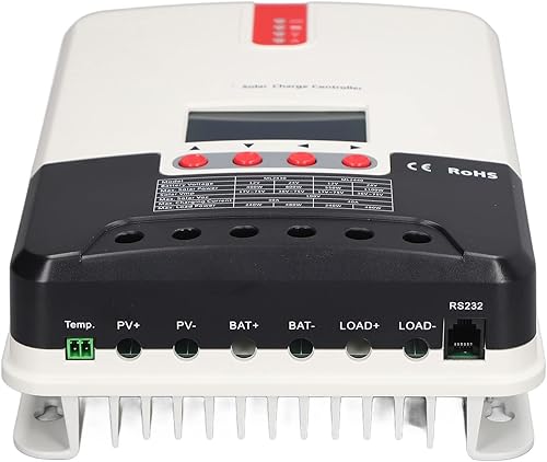 Miniatura 2 de Tgoon Solar Charge Controller, Solar Panel Charge Regulator 12V 24V High Energy Conversion Parameters Settable LCD Display for Household