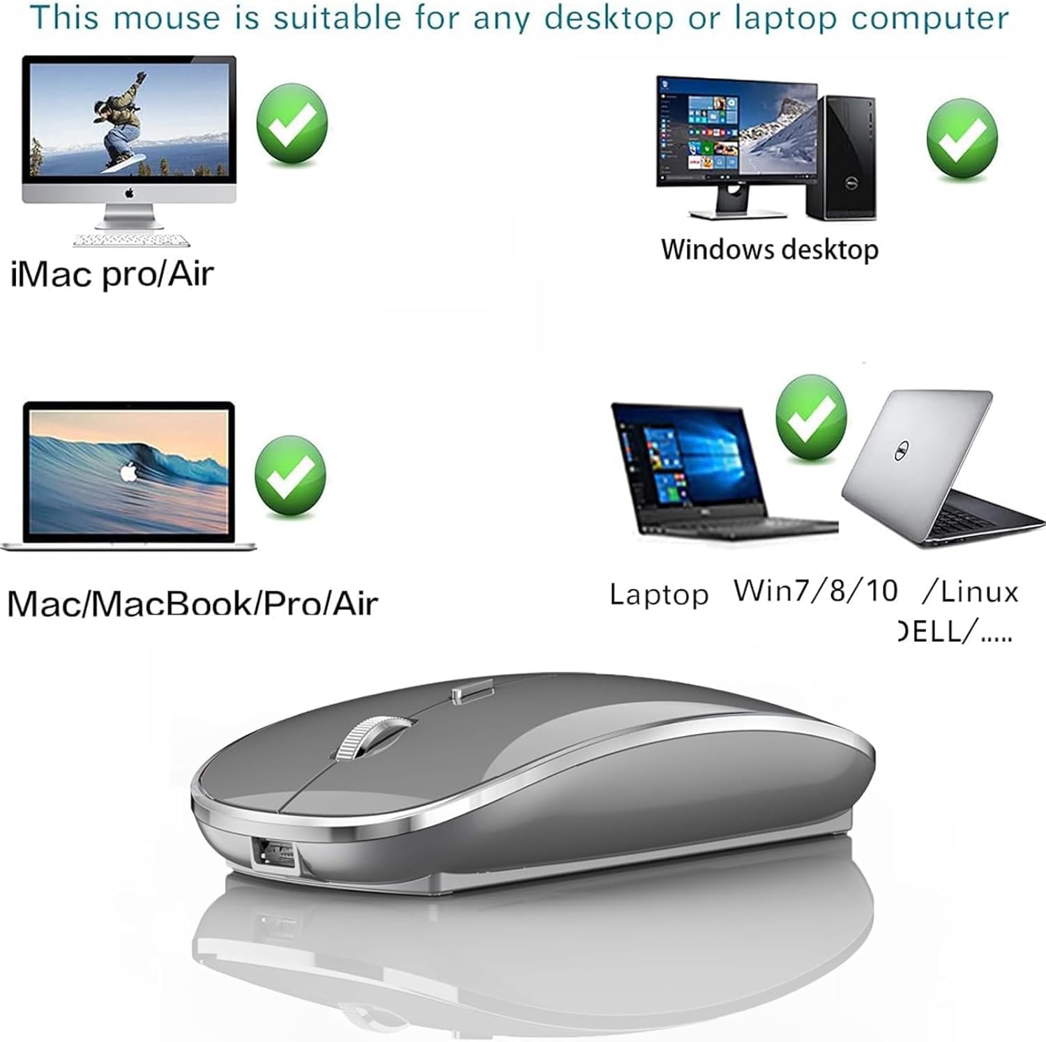 Amazon | ワイヤレス マウス MacBook Pro用 MacBook Air用 ノート