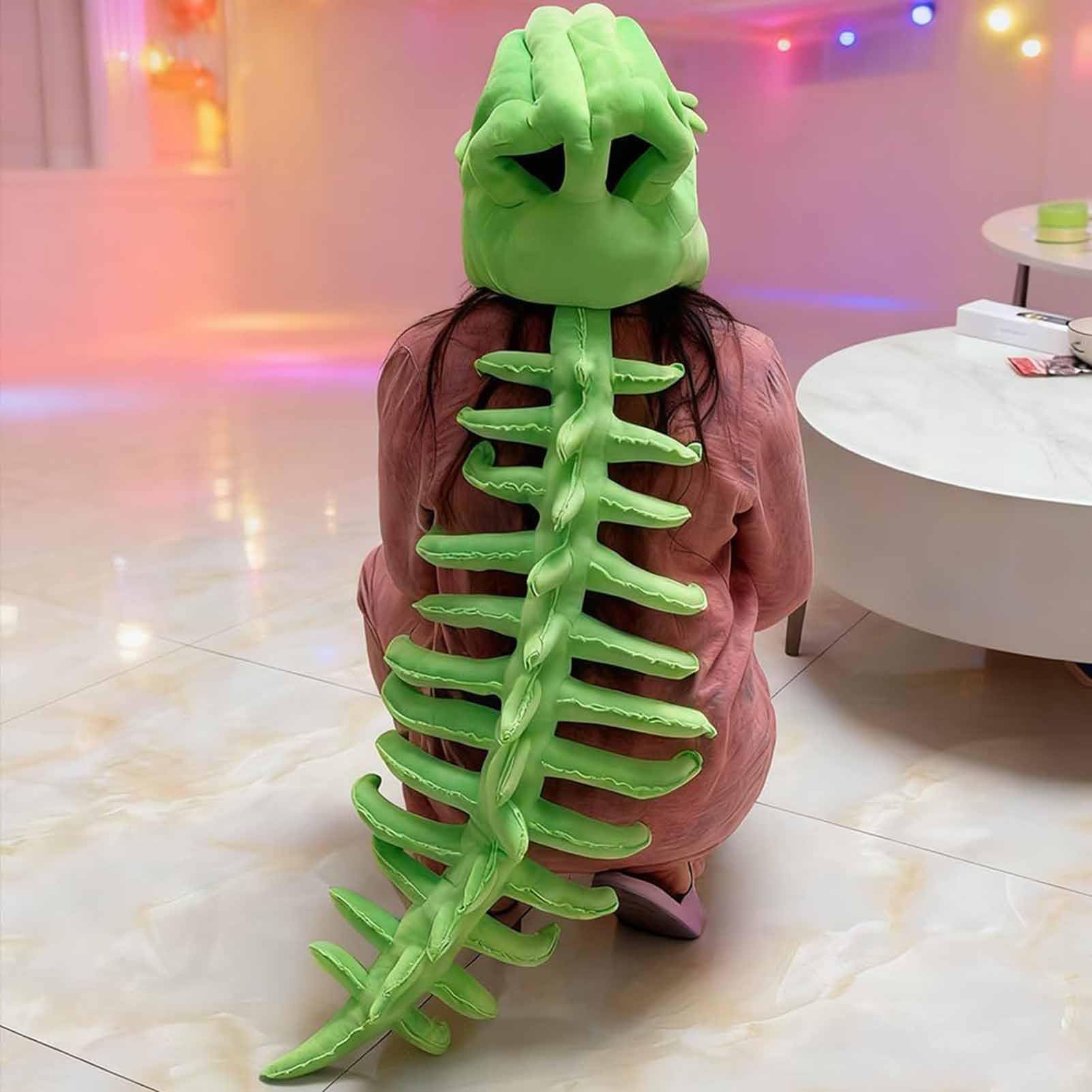 Kostium dinozaura szkieletu, przebranie z dźwiękiem, stroje cosplay na Halloween, dla dorosłych, występy sceniczne, imprezy tematyczne, konwencje komiksowe, nawiedzony dom, tworzenie filmów