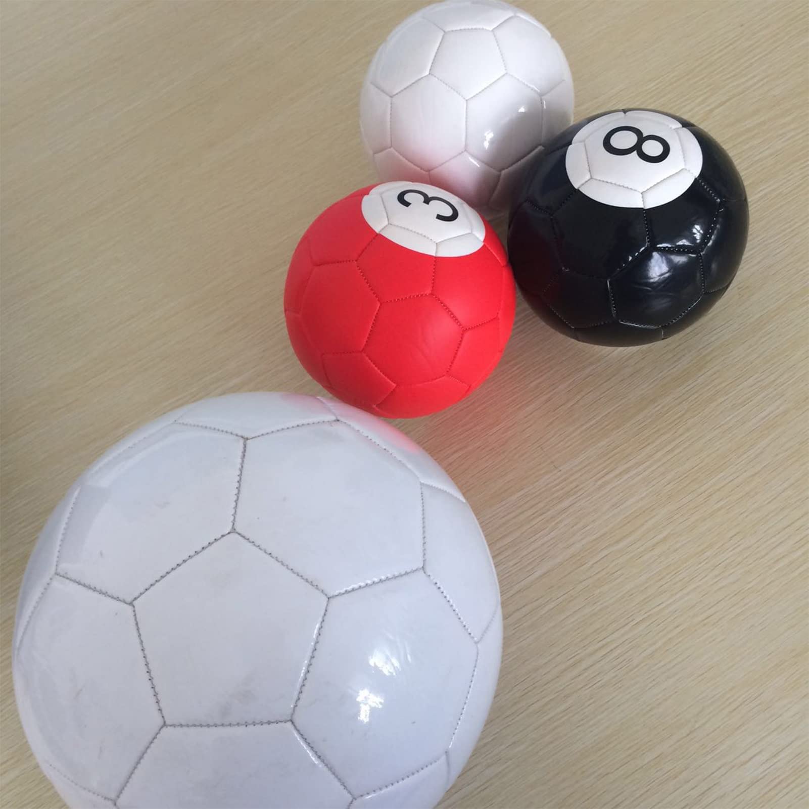 EviKoo Fußball Profi Billard Kugel Set Billardkugeln Snooker Kugeln Fußball Trainingsset Spielunterhaltung Poolball für Erwachsene im Freien, Geschenk,7.9inch