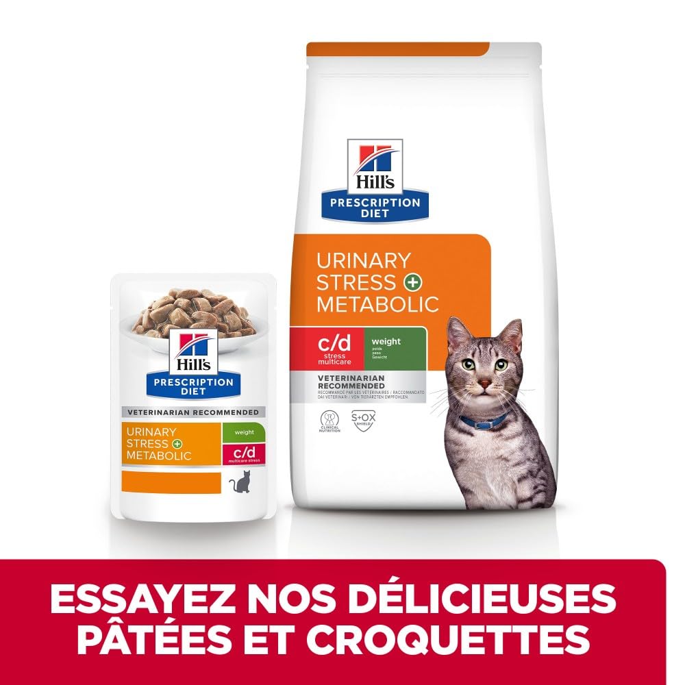 HILL'S HPD Feline C/D Urinary Stress METABOLIC 8KG