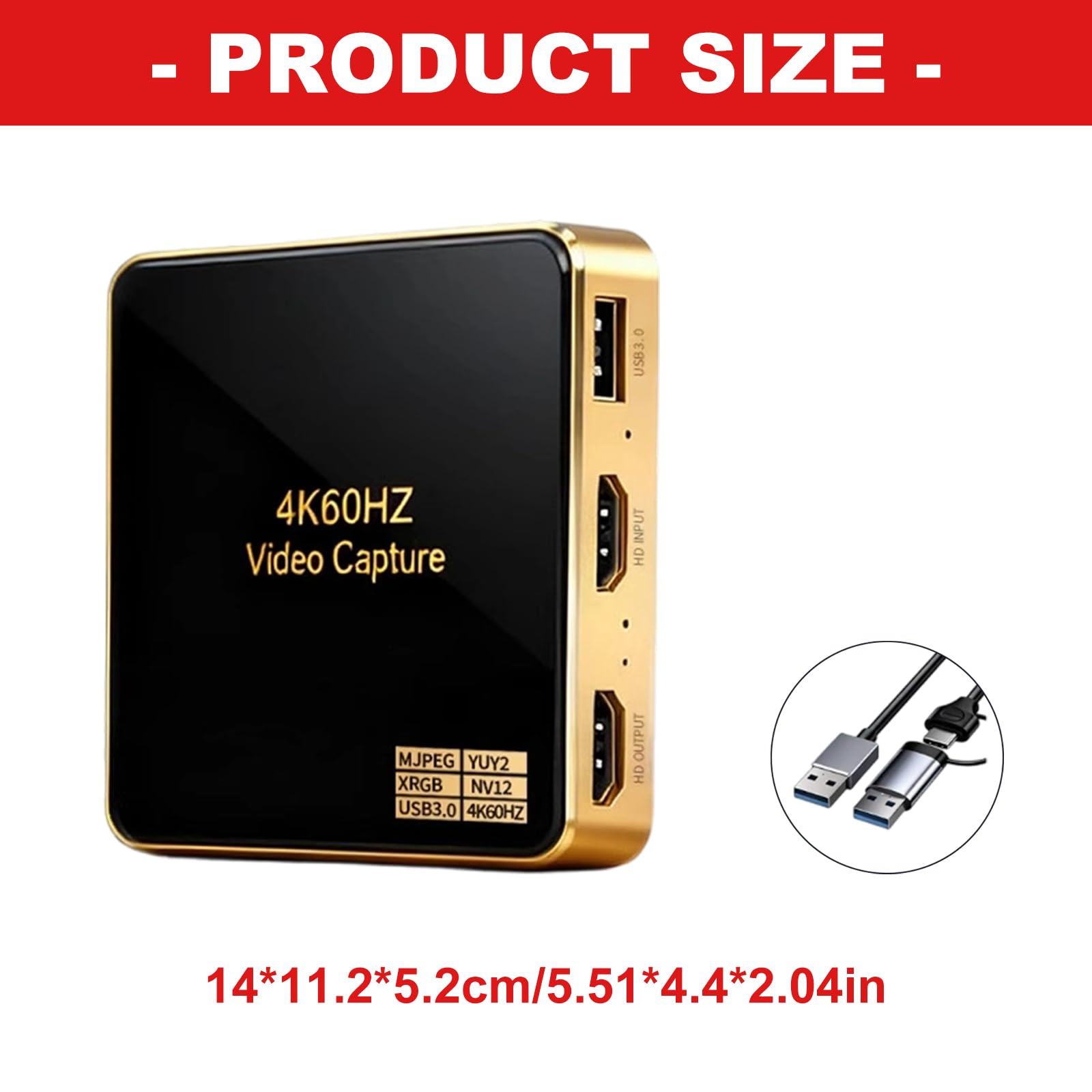 Scheda di acquisizione video 4K 60Hz 3840x2160 con passthrough per live streaming professionale e su PC
