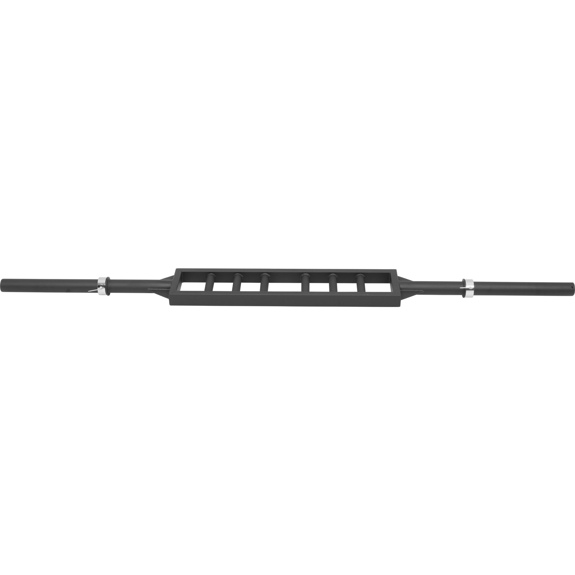 GORILLA SPORTS® Olympia Multi-Grip-Bar 211 cm, 50 mm, bis 150 kg | Swiss Bar aus Stahl mit 3 Griffweiten, neutraler Griffposition und 2 Schnellverschlüssen für Brust, Arme und Rücken