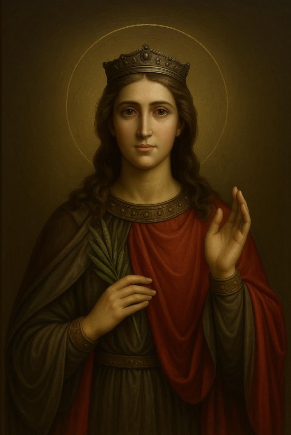Orthodox Christian Notebook Journal Saint Cathrine Agia Aikaterina Greek Icon 6x9' religious college ruled lined 120 pages