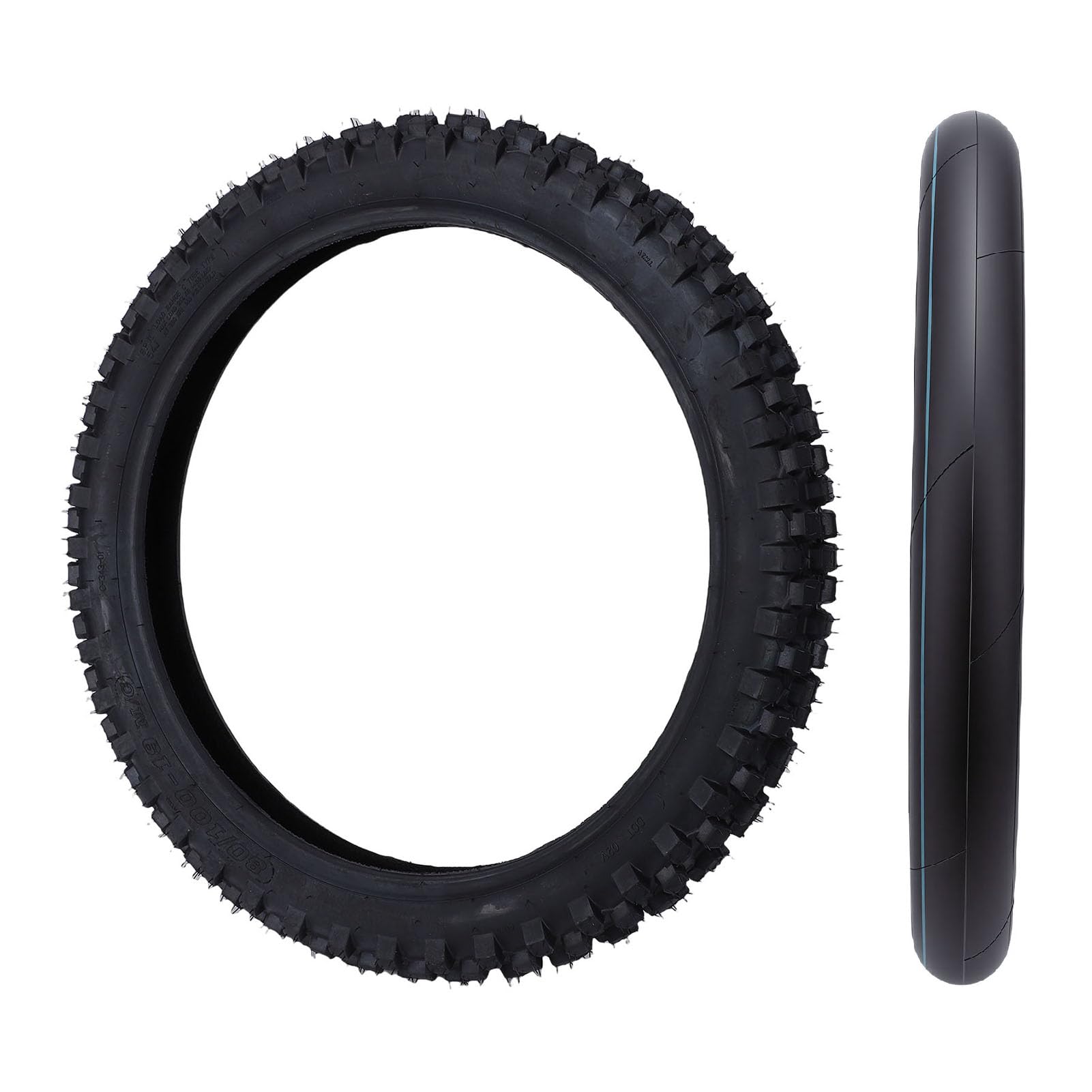 Cocoarm Zestaw Dętek do Opon Motocykla Terenowego 80/100-19, 3.00-19, Dętka