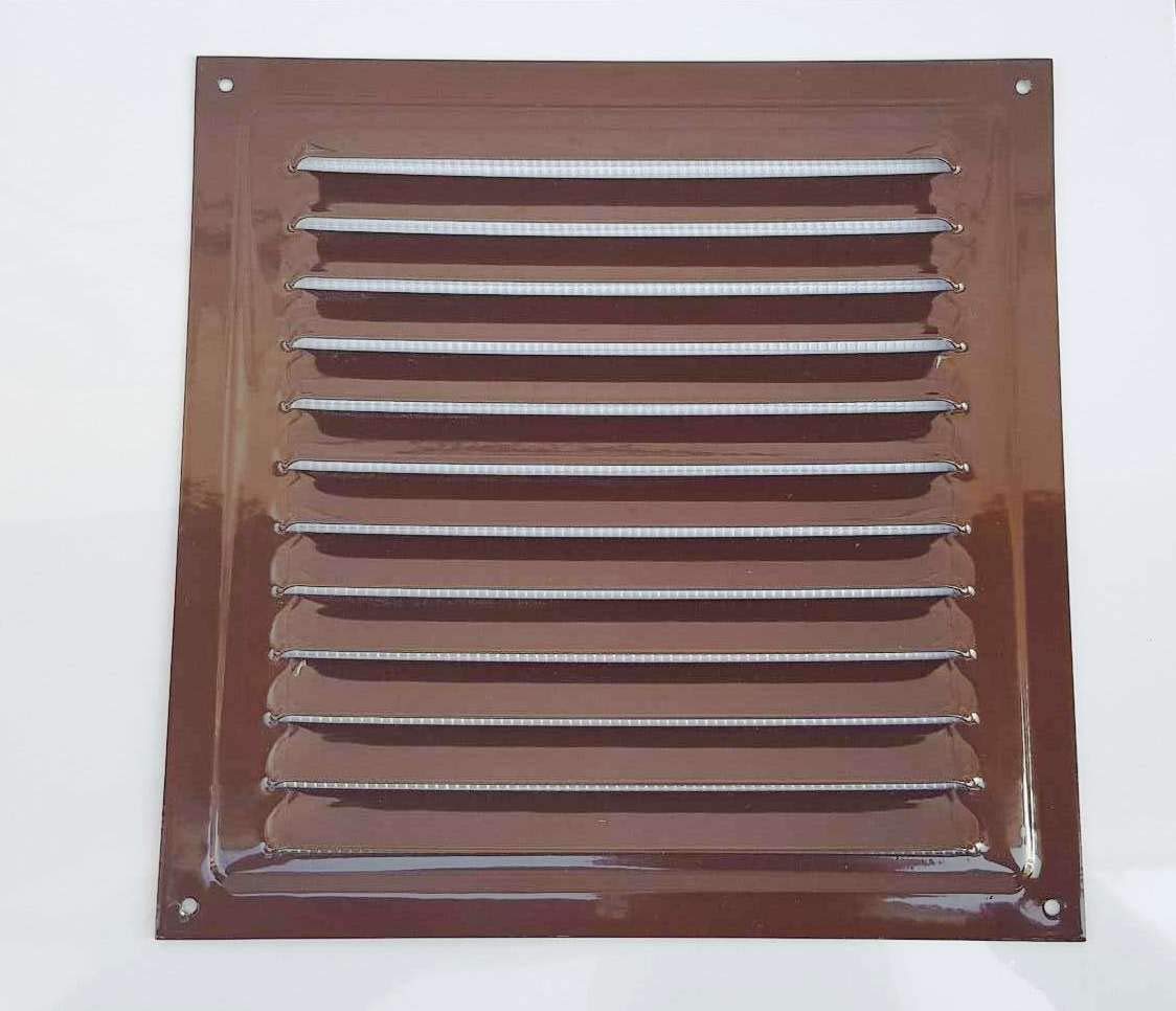 Griglia Ventilazione Metallica 10x10 Cm Con Retina Antinsetti - Per Aria Condizionata - Foto 5