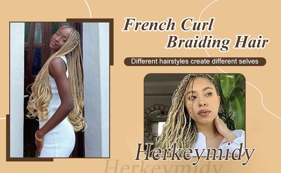 Extensions cheveux synthétiques bouclés 61 cm P27/613 parfaits pour soirées et mariages - 5
