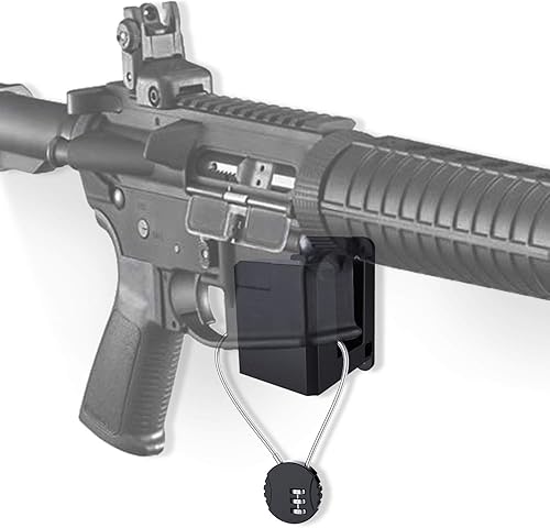 Soporte de pared para AR-15, soporte de pared y expositor de ABS sólido, expositor de rifles, estante de pared para caja fuerte de armas